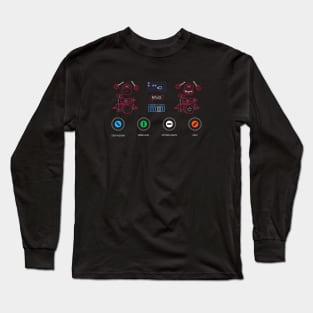 Synthesizer Screen: Sequencer Long Sleeve T-Shirt